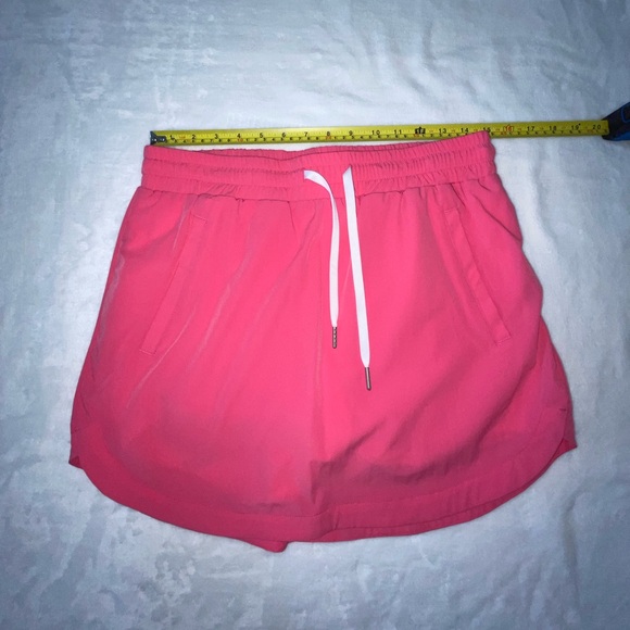 NWOT HALARA Hot Bright Pink Skort Skirt Shorts Tennis Golf Medium Pockets - Picture 3 of 5